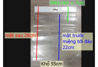 Túi OPP màng ngọc: Sự kết hợp giữa màng ngọc và màng BOPP