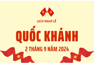 THÔNG BÁO NGHỈ LỄ QUỐC KHÁNH 2-9 NĂM 2024